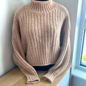Rusty pink turtle neck sweater